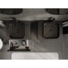 Mexen Orio Badezimmerunterschrank 60 cm mit Arbeitsplatte, 2 Schubladen, Schwarz Matt - 91A10-06047-2-BFFC71