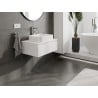 Mexen Orio Badezimmerschrank unter dem Waschbecken 70 cm mit Arbeitsplatte, 1 Schublade, weiß matt - 91A10-07023-1-BFC01