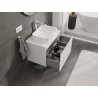 Mexen Orio Badezimmer-Unterschrank 70 cm mit Arbeitsplatte, 1 Schublade, Hochglanz Weiß - 91A10-07047-1-BFC00