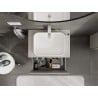 Mexen Orio Badezimmerschrank unter Waschbecken 70 cm mit Arbeitsplatte, 1 Schublade, grau matt - 91A10-07047-1-BFC62