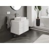 Mexen Orio Badezimmerschrank unter Waschbecken 70 cm mit Arbeitsplatte, 2 Schubladen, weiß matt - 91A10-07047-2-BFFC01