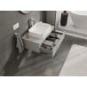 Mexen Orio Badezimmer-Unterschrank 80 cm mit Arbeitsplatte, 1 Schublade, grau matt - 91A10-08023-1-BFC62