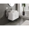 Mexen Orio Badezimmerschrank für das Waschbecken 80 cm mit Arbeitsplatte, 1 Schublade, weiß glänzend - 91A10-08047-1-BFC00