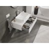 Mexen Orio Badezimmerschrank 90 cm mit Arbeitsplatte, 1 Schublade, weiß matt - 91A10-09023-1-BFC01