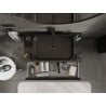 Mexen Orio Badezimmerschrank unter dem Waschbecken 90 cm mit Arbeitsplatte, 1 Schublade, schwarz glänzend - 91A10-09023-1-BFC70