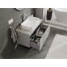 Mexen Orio Badezimmer-Unterschrank 90 cm mit Arbeitsplatte, 1 Schublade, grau matt - 91A10-09047-1-BFC62