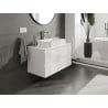 Mexen Orio Badezimmer-Unterschrank 90 cm mit Arbeitsplatte, 2 Schubladen, weiß glänzend - 91A10-09047-2-BFFC00