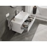 Mexen Orio Badezimmer-Unterschrank 90 cm mit Arbeitsplatte, 2 Schubladen, weiß glänzend - 91A10-09047-2-BFFC00