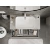 Mexen Orio Badezimmerschrank 100 cm mit Ablage, 1 Schublade, grau matt - 91A10-10023-1-BFC62