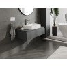 Mexen Orio Badezimmerunterschrank 100 cm mit Platte, 1 Schublade, mattes Graphit - 91A10-10023-1-BFC66