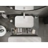 Mexen Orio Badezimmerunterschrank 100 cm mit Platte, 1 Schublade, mattes Graphit - 91A10-10023-1-BFC66