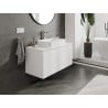Mexen Orio Badezimmerschrank 100 cm mit Arbeitsplatte, 1 Schublade, weiß matt - 91A10-10047-1-BFC01