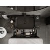 Mexen Orio Badezimmerschrank unter dem Waschbecken 100 cm mit Arbeitsplatte, 1 Schublade, schwarzer Glanz - 91A10-10047-1-BFC70