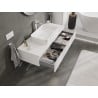 Mexen Orio Badezimmerunterschrank 120 cm mit Arbeitsplatte, 1 Schublade, weiß matt - 91A10-12023-1-BFC01