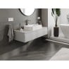Mexen Orio Badezimmerschrank 120 cm mit Arbeitsplatte, 1 Schublade, grau matt - 91A10-12023-1-BFC62