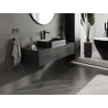 Mexen Orio Badezimmerunterschrank 120 cm mit Arbeitsplatte, 1 Schublade, schwarz matt - 91A10-12023-1-BFC71