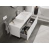 Mexen Orio Badezimmerunterschrank 120 cm mit Arbeitsplatte, 1 Schublade, weiß matt - 91A10-12047-1-BFC01