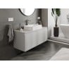 Mexen Orio Badezimmer-Unterschrank 120 cm mit Arbeitsplatte, 1 Schublade, graumatt - 91A10-12047-1-BFC62