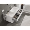 Mexen Orio Badezimmerschrank mit Waschtisch 120 cm mit Arbeitsplatte, 2 Schubladen, weiß matt - 91A10-12047-2-BFFC01