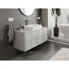 Mexen Orio Badezimmer-Unterschrank 120 cm mit Arbeitsplatte, 2 Schubladen, grau matt - 91A10-12047-2-BFFC62
