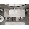 Mexen Orio Badezimmer-Unterschrank 120 cm mit Arbeitsplatte, 2 Schubladen, grau matt - 91A10-12047-2-BFFC62