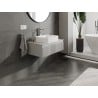 Mexen Rivel Badezimmer-Unterschrank 80 cm mit Platte, 1 Schublade, gerillt, grau matt - 91A20-08023-1-BFC62