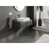 Mexen Rivel Badezimmer-Unterschrank 90 cm mit Arbeitsplatte, 1 Schublade, geriffelt, grafit matt - 91A20-09023-1-BFC66