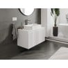Mexen Rivel Badschrank 90 cm mit Arbeitsplatte, 1 Schublade, gerillt, weiß matt - 91A20-09047-1-BFC01