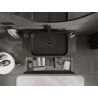 Mexen Rivel Waschtisch-Unterschrank 90 cm mit Platte, 2 Schubladen, geriffelt, schwarz matt - 91A20-09047-2-BFFC71