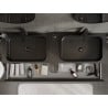 Mexen Rivel Badezimmerschrank unter dem Waschbecken 160 cm mit Arbeitsplatte, 1 Schublade, geriffelt, schwarz matt