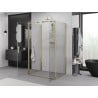 Mexen Exo-3S dreiwandige Duschkabine 90 x 70 cm, transparent, gold - 814-090-070-50-00-3S
