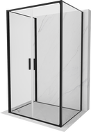 Mexen Exo-3S Duschkabine 3-seitige schwingend 120 x 100 cm, transparent, schwarz - 814-120-100-70-00-3S