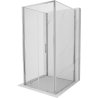 Mexen Exo-F 3S 3-seitige Duschkabine faltbar 75 x 75 cm, transparent, chrom - 816-075-075-01-00-3S