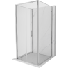 Mexen Exo-3S Duschkabine, 3-seitig faltbar 90 x 90 cm, transparent, chrom - 816-090-090-01-00-3S