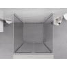 Mexen Exo-3S 3-seitige faltbare Duschkabine 110 x 110 cm, transparent, Chrom - 816-110-110-01-00-3S