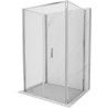 Mexen Exo-F 3S 3-seitige Duschkabine klappbar 120 x 70 cm, transparent, chrom - 816-120-070-01-00-3S