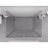 Mexen Exo-3S faltbare 3-seitige Duschkabine 120 x 95 cm, transparent, Chrom - 816-120-095-01-00-3S