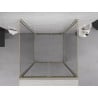 Mexen Exo-3S 3-seitige Duschkabine faltbar 85 x 85 cm, transparent, gold - 816-085-085-50-00-3S