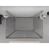 Mexen Exo-3S 3-seitige faltbare Duschkabine 90 x 110 cm, transparent, gold - 816-090-110-50-00-3S