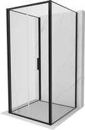 Mexen Exo-3S duschkabine 3-seitig faltbar 90 x 90 cm, transparent, schwarz - 816-090-090-70-00-3S