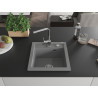 Mexen Vito Granitspüle 1-becken mit Küchenarmatur Rita, grau - 6503-71-670300-00