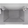 Mexen Exo-3S dreiwandige Duschtür 75 x 80 cm, transparent, Chrom - 817-075-080-01-00-3S
