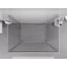 Mexen Exo-3S Duschkabine 3-seitig schwenkbar 70 x 95 cm, transparent, Chrom - 817-070-095-01-00-3S