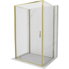 Mexen Exo-B 3S 3-seitige Duschkabine 100 x 110 cm, transparent, gold - 817-100-110-50-00-3S