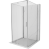 Mexen Exo-3S 3-seitige Duschkabine zum Öffnen 90 x 90 cm, transparent, Chrom - 819-090-090-01-00-3S