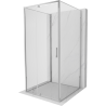 Mexen Exo-R 3S 3-seitige Duschkabine klappbar 100 x 100 cm, transparent, chrom - 819-100-100-01-00-3S