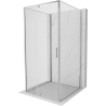Mexen Exo-3S duschkabine 3-seitig schwingtür 110 x 110 cm, transparent, chrom - 819-110-110-01-00-3S