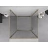 Mexen Exo-3S duschkabine 3-seitig schwenkbar 120 x 120 cm, transparent, gold - 819-120-120-50-00-3S