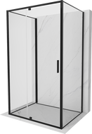 Mexen Exo-3S 3-seitige Duschkabine schwenkbar 160 x 120 cm, transparent, schwarz - 819-160-120-70-00-3S