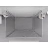 Mexen Exo-3S dreiseitige Duschkabine, verschiebbar, 90 x 70 cm, transparent, Chrom - 8151-090-070-01-00-3S